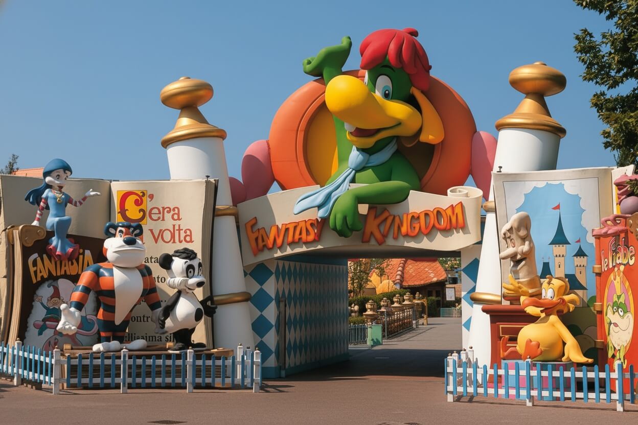 Gardaland park rozrywki nad Jeziorem Garda